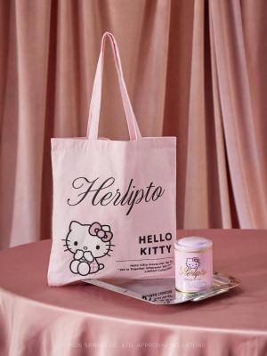 ハローキティ×「Her lip to」が初コラボ！　シグネチャーカラーをまとった「トートバッグ」など展開