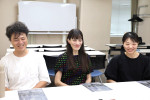 （左から）盛隆二、太田緑ロランス、入手杏奈