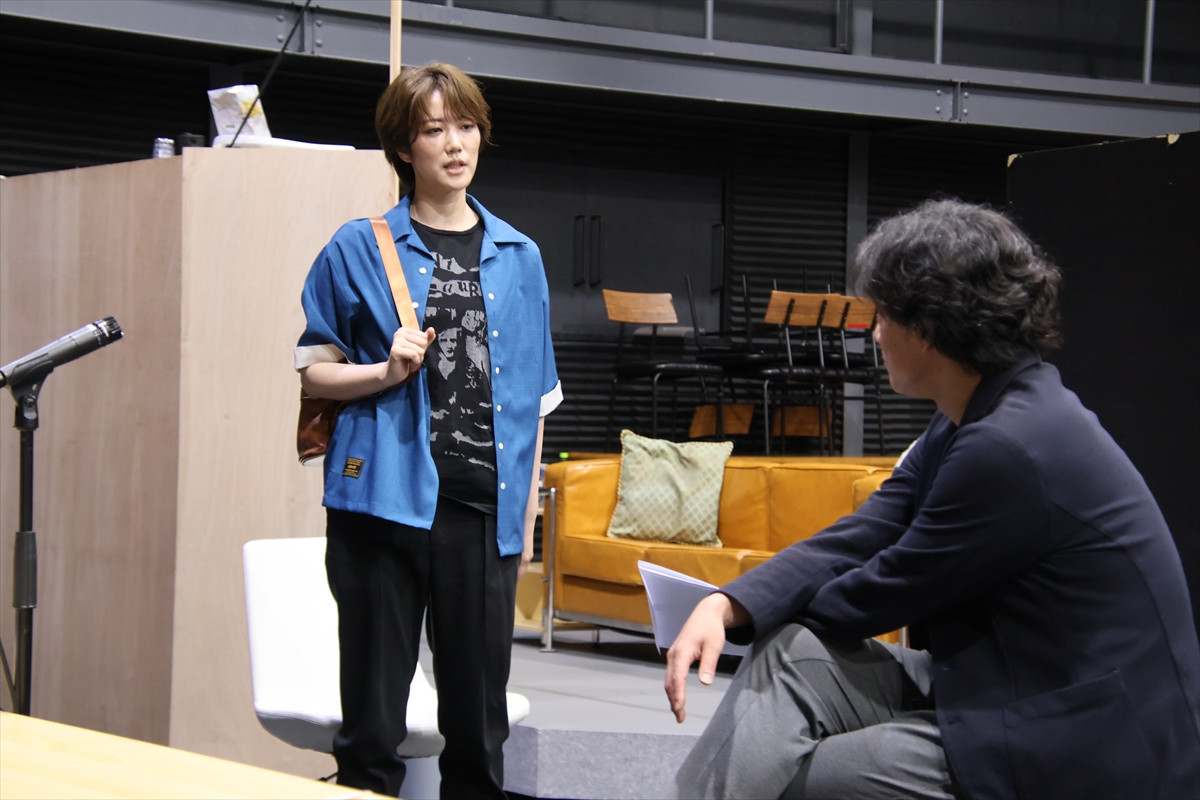 朝夏まなと×七海ひろき×夢咲ねね「一緒にいるシーンがすごく心地良い」 音楽劇『39歳』稽古場取材会レポート