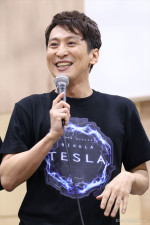 ミュージカル『ニコラ・テスラ ～エジソンが恐れた孤高の天才～』稽古場披露＆会見より成河