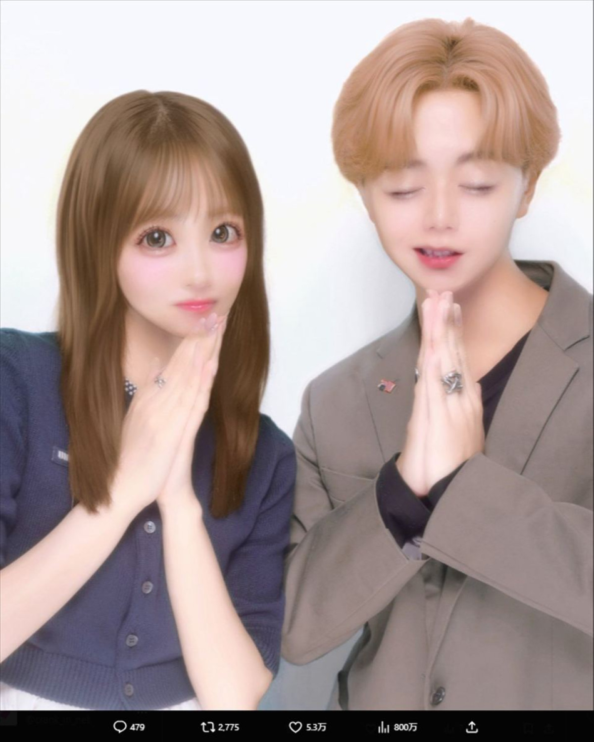 紅白出場の人気アイドル、弟の“顔出し”にネット騒然「イケメンすぎ」「美男美女」「遺伝子すごい」　FRUITS ZIPPER・櫻井優衣