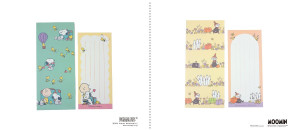 郵便局で『PEANUTS』＆『ムーミン』グッズ発売！　一筆箋セットなど「おくるシリーズ」の新商品