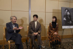 朗読劇『たとへば君 四十年の恋歌』取材会の様子