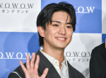 『連続ドラマW　MR ‐医薬情報担当者‐』完成報告会に出席した正門良規（Aぇ！ group）