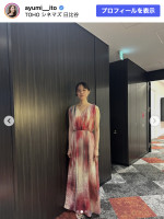 伊藤歩、映画『スワロウテイル 4Kリマスター』初日舞台挨拶のオフショット　※「伊藤歩」Instagram
