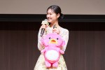 ドラマ『もうパパ！』制作発表会見に登壇した原菜乃華