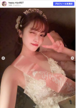 元グラドル・村島未悠、キャバ嬢としてBirthdayイベント完遂　※「村島未悠」Instagram