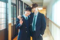 日置朝陽（藤本洸大）＆渡会紬嵩（簡秀吉）　ドラマ『修学旅行で仲良くないグループに入りました2』より