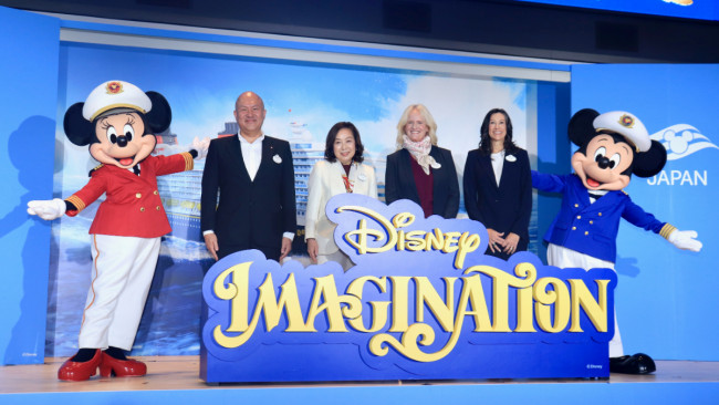 日本初ディズニークルーズ、船名は「ディズニー・イマジネーション」に! 船尾はアリエル