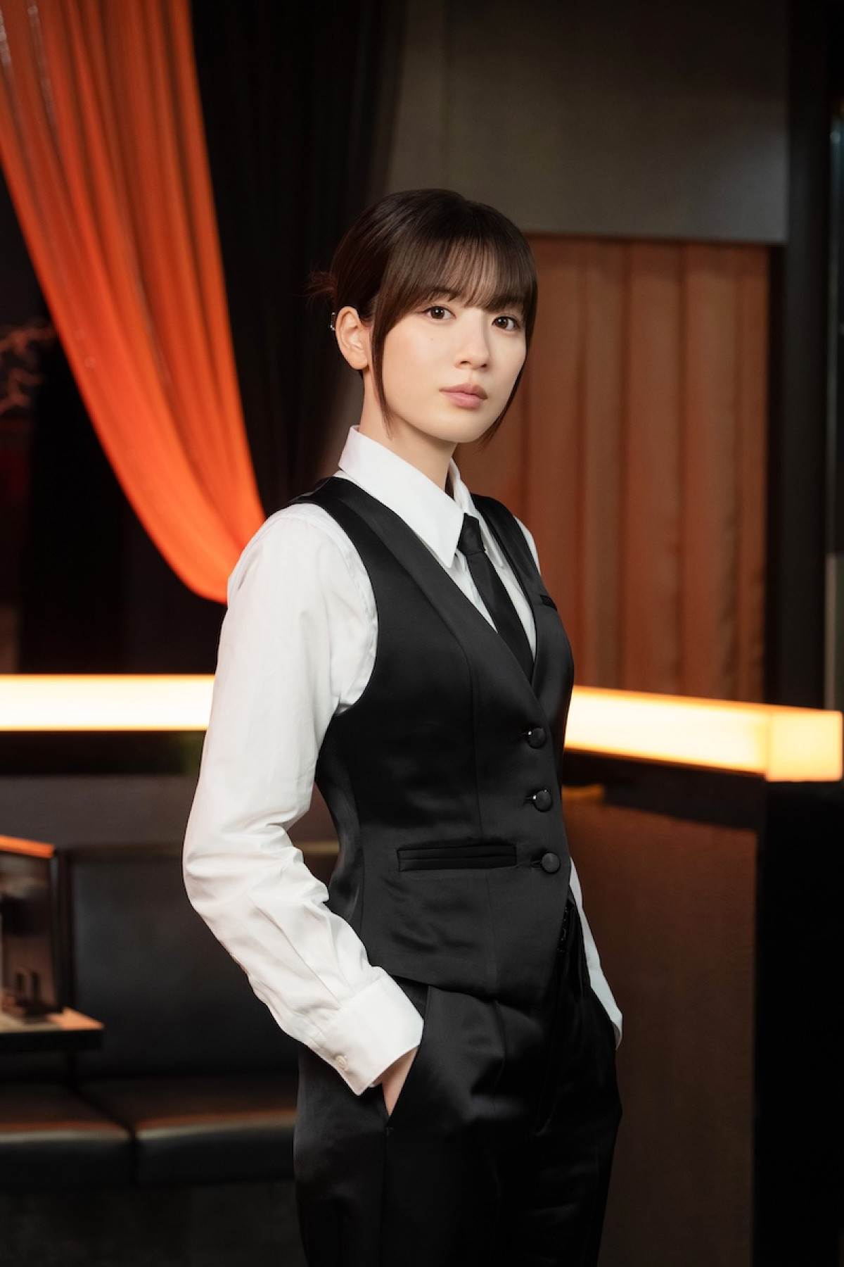 永野芽郁主演『ヒマチの嬢王』に伊藤健太郎が出演決定！　黒服姿で並ぶ2ショットビジュアルも解禁