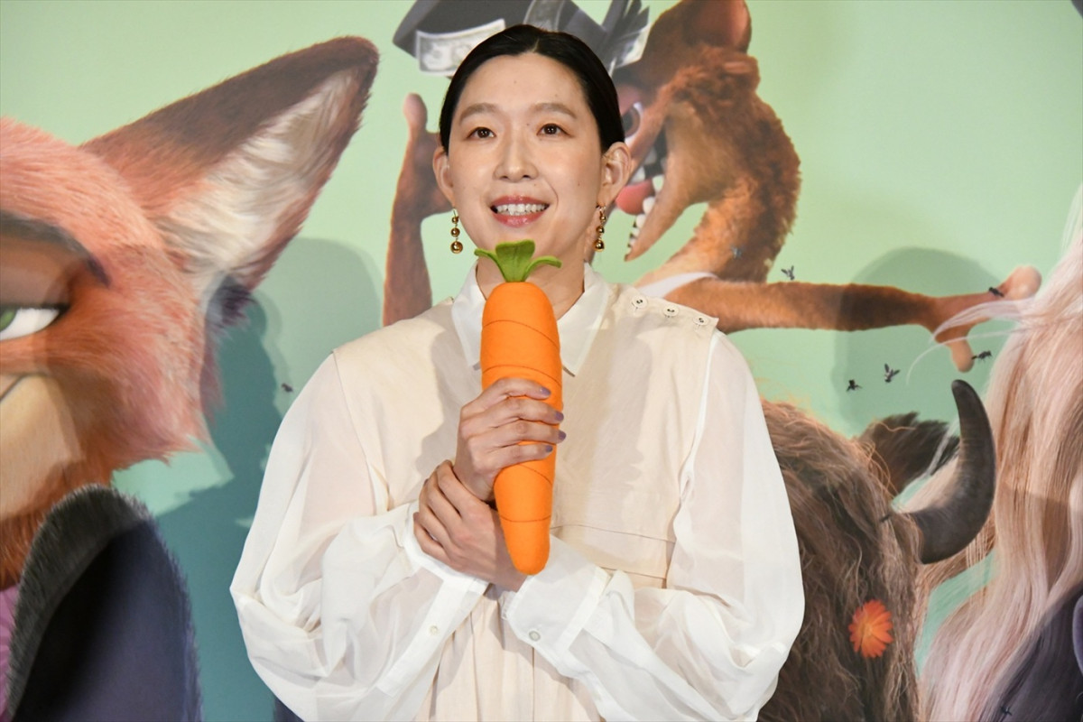 上戸彩「どこを歩いていても『ズートピア２』を感じる」　日本版声優陣がメガヒット御礼舞台あいさつに登壇