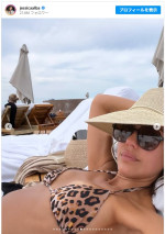 休暇の様子を投稿　※「ジェシカ・アルバ」インスタグラム