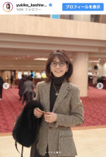 ピアニスト辻井伸行のコンサートを鑑賞した柏木由紀子　※「柏木由紀子」インスタグラム