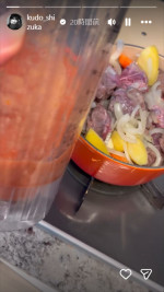 工藤静香、手作り料理を披露　※「工藤静香」Instagram