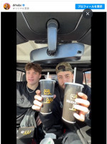 ジャスティン・トルドー元カナダ首相の息子ザビエル（左）　※「G Hobs」Instagram