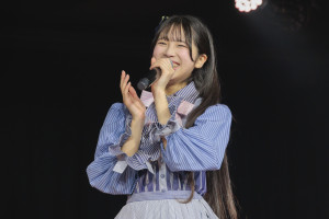 牧戸愛茉、「AKB48 21期研究生 劇場公演デビュー」ゲネプロ・取材会に登場