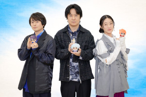 『新劇場版 銀魂 -吉原大炎上-』インタビューより（左から）阪口大助、杉田智和、釘宮理恵