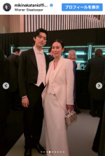 中谷美紀、ウィーン舞踏会へ　※「中谷美紀」インスタグラム