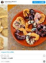 土屋太鳳が我が子と一緒に作ったスイーツ　※「土屋太鳳」Instagram