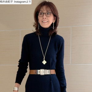 柏木由紀子、ソロショット　※「柏木由紀子」Instagram