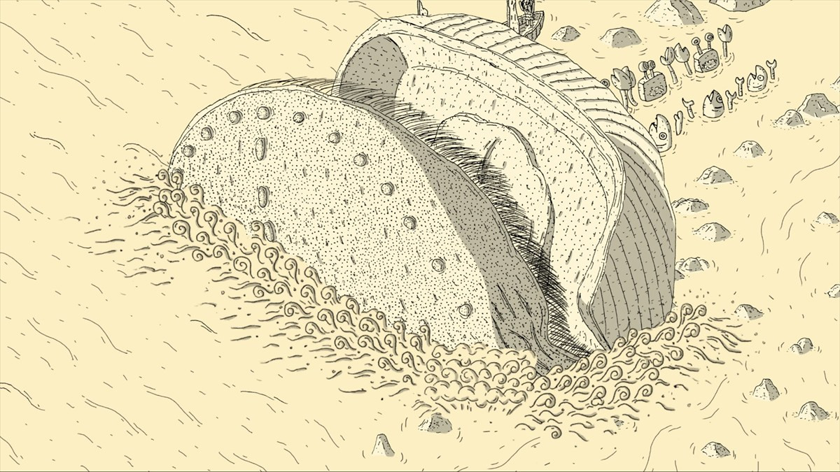 ボールペンで描かれた素朴な世界で犬をさがすウォーキングシミュレータ／アドベンチャー『Finding Polka』が発表