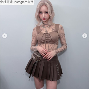 中村里砂、ソロショット　※「中村里砂」Instagram