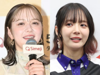 （左から）村重杏奈、岡田紗佳