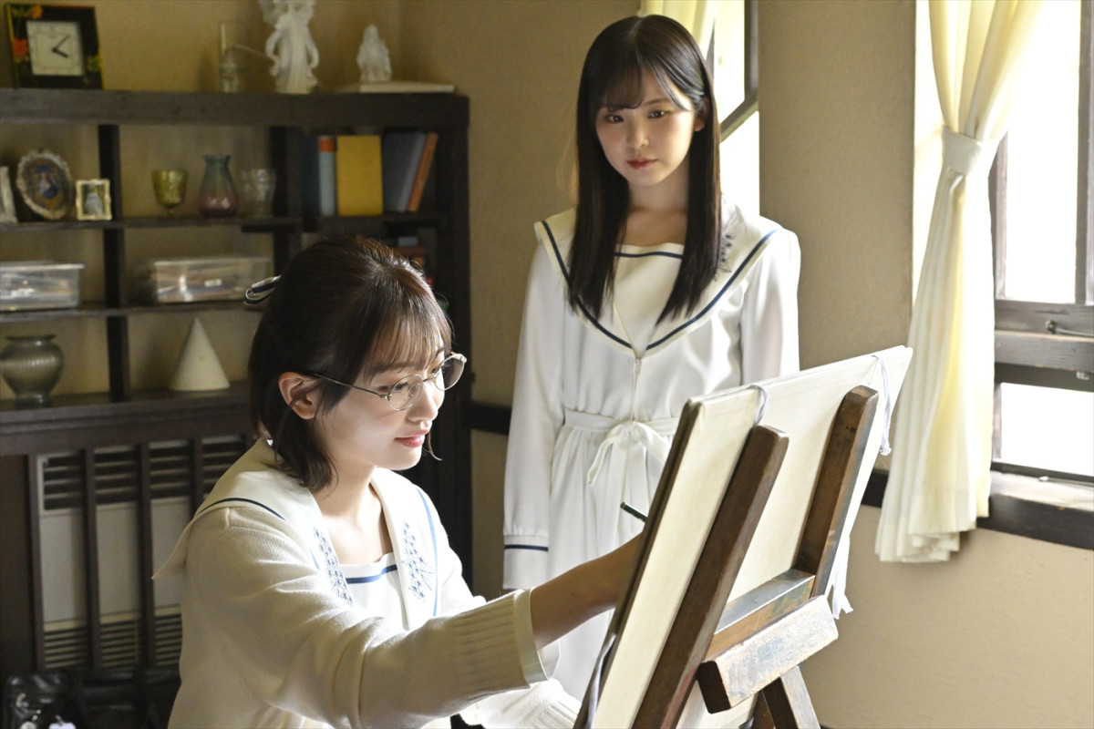 櫻坂46・中嶋優月「メンバーの絆が深まりました」　ドラマ『路地裏ホテル』完成披露に三期生が劇中衣装で登場