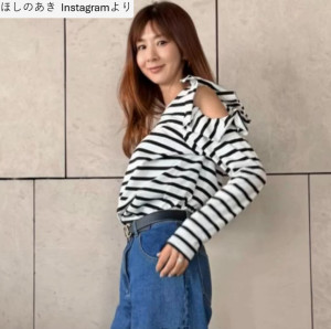 ほしのあき、ソロショット　※「ほしのあき」Instagram