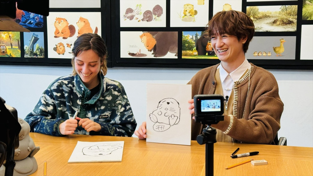 キスマイ宮田がピクサー・スタジオへ！　『私がビーバーになる時』人間＆動物目線の変化を映した本編映像も解禁