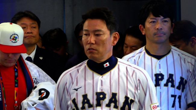 戦いの向こう 侍たちの記録 2026 WORLD BASEBALL CLASSICのメインビジュアル