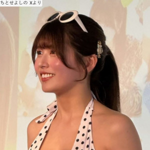 ちとせよしの、ソロショット　※「ちとせよしの」X