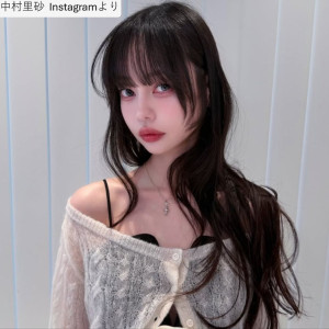 中村里砂、ソロショット　※「中村里砂」Instagram