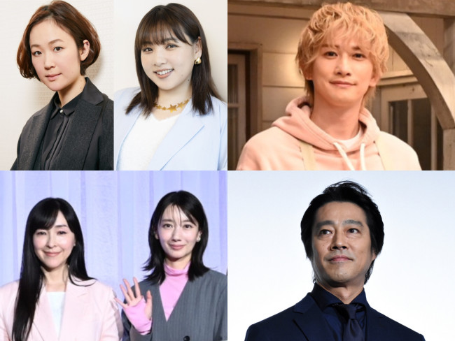 （左から時計回りで）黒木華、野呂佳代、町田啓太、堤真一、波瑠、麻生久美子