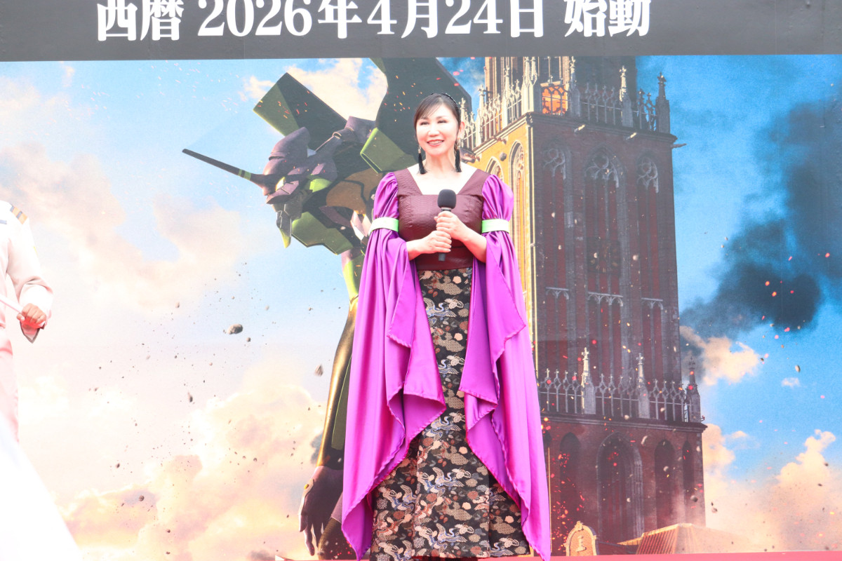 20260422 【本イベント以外使用NG】「『エヴァンゲリオン・ザ・ライド-8K-』オープニングセレモニー」に登壇した高橋洋子