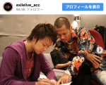 TAKAHIRO、ATSUSHIとの初レコーディング　※「EXILE」公式Instagram