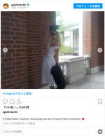 大学の卒業式に出席　※「アップル・マーティン」Instagram