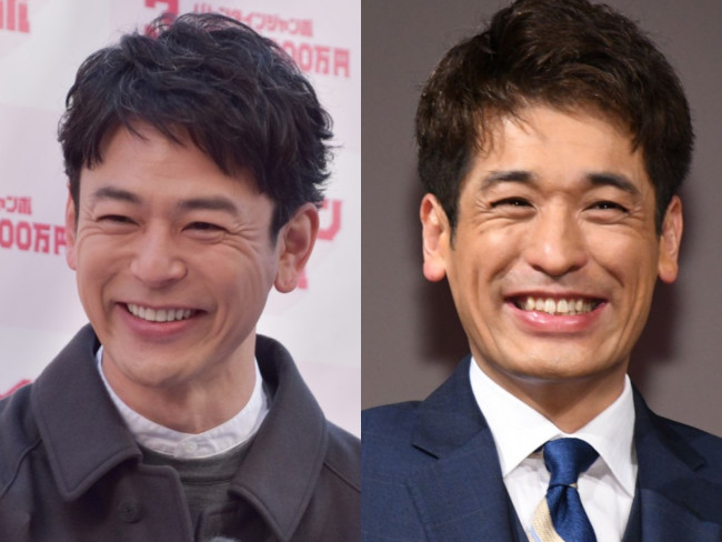 （左から）妻夫木聡、佐藤隆太