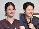 ドラマ『クロスロード ～救命救急の約束～』キャスト登壇・試写会イベントに登壇した（左から）今田美桜、磯村勇斗