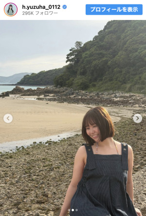 本郷柚巴、離島でのグラビアオフショットを披露　※「本郷柚巴」Instagram