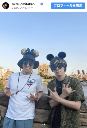（写真左から）高橋光臣、DAIGO　※「高橋光臣」Instagram