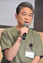 ドラマ『クロスロード ～救命救急の約束～』キャスト登壇・試写会イベントに登壇した船越英一郎