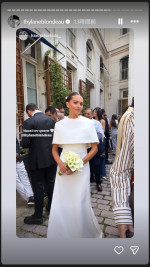 「世界で最も美しい少女」に選ばれたティラーヌ・ブロンドーが結婚　※「ティラーヌ・ブロンドー」Instagram