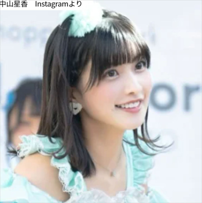 中山星香、ソロショット　※「中山星香」Instagram