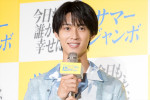 「サマージャンボ宝くじ発売記念イベント」に登壇した曽野舜太