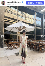 Cocomi、花柄ワンピースのオフショットを披露　※「Cocomi」Instagram