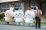 『新しいカギ』「NZ２WARS」左からうさぎ、ハチワレ、ちいかわ、岡部大