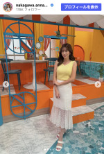 中川安奈、ノースリーブニットでファン魅了　※「中川安奈」Instagram