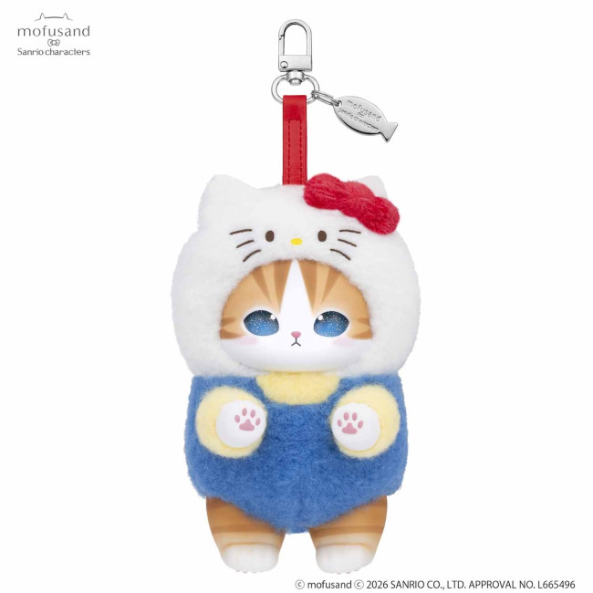 『mofusand』のにゃんこが“サンリオキャラクターズ”に変身！　新作「アクセサリーぬいぐるみ」登場へ