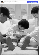 マーク・アンソニーとの間に第2子が誕生　マークにとっては8人目　※「ナディア・フェレイラ」Instagram